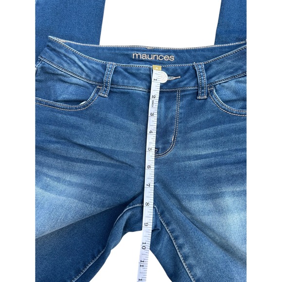 Maurices Womens Blue Wash‎ Skinny Jeggings XS Regular Stretch - Picture 6 of 8